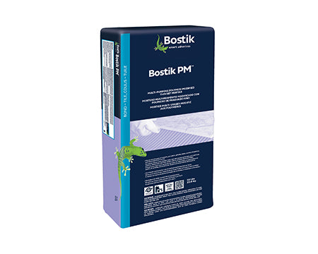 BOSTIK - D-40 PM MULTI-PURPOSE POLYMER MODIFIED THIN SET MORTAR 50 LB, WHITE