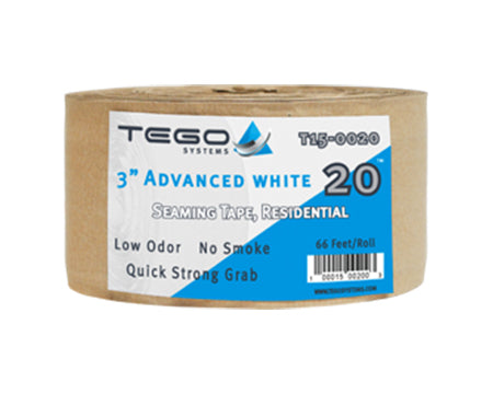 TEGO - 3" ADVANCED WHITE 20 SEAM TAPE