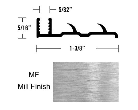 FUTURA - 1-3/8" VINYL INSERT WITH PINS, CM 110