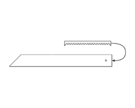 GUNDLACH - LONG ALUMINUM STRAIGHT EDGE