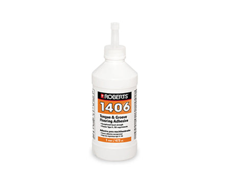 ROBERTS - 1406 TONGUE & GROOVE ADHESIVE HIGH STRENGTH PVA 16 OZ.