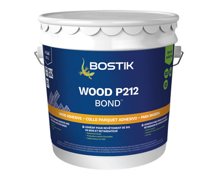 BOSTIK - WOOD P212 BOND ADHESIVE & MOISTURE VAPOR RETARDER, 4 GALLON