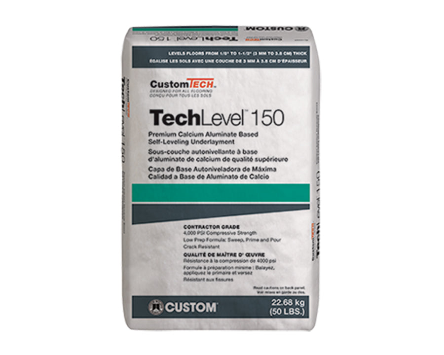 CUSTOMTECH - TECH LEVEL 150 PREMIUM SELF-LEVELING UNDERLAYMENT, 50 LB BAG