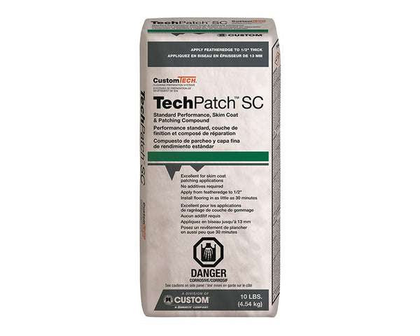 CUSTOMTECH TECH PATCH SC SKIM COAT & PATCHING COMPOUND, 10 LB BAG ...