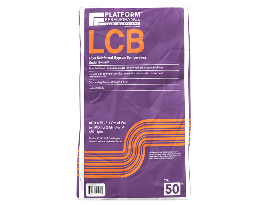 PLATFORM - LCB FIBER REINFORCED GYPSUM SELF-LEVELER 50 LB BAG