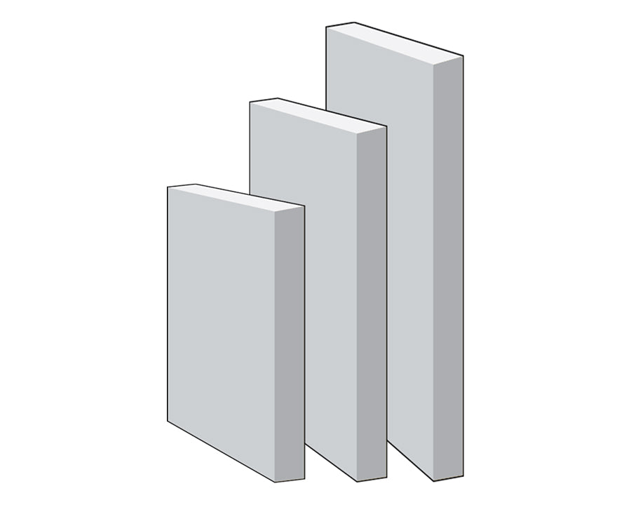 TEGO - PRO SQUARE BASEBOARD PRIMED MOLDING 12'