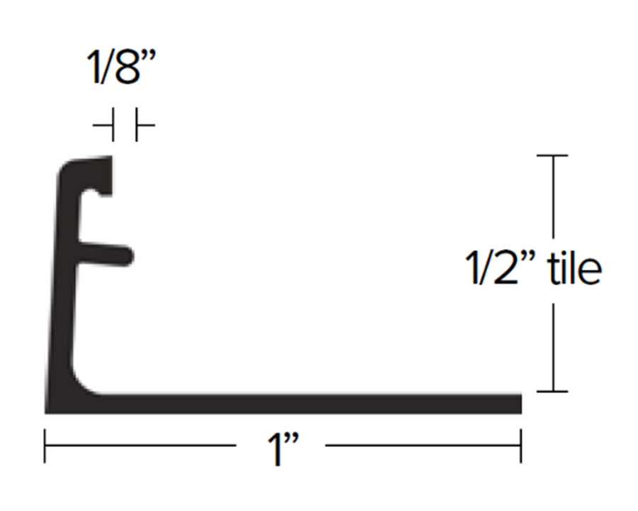 FUTURA - EDGETEK 1/2" L-SHAPE TRIM