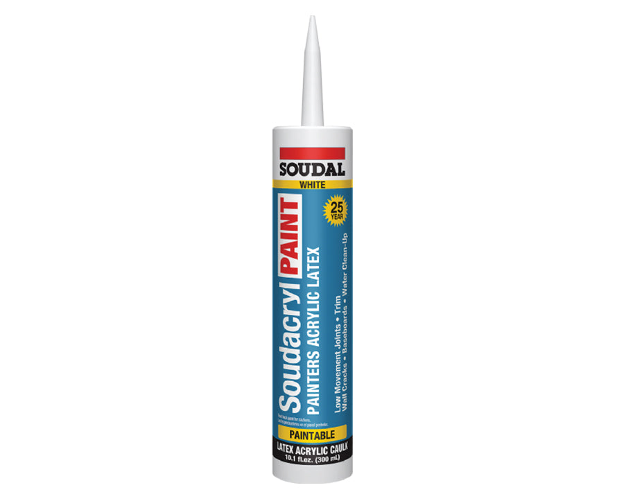 SOUDAL - SOUDACRYL PAINT ACRYLIC LATEX WHITE CAULK