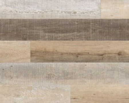 MetroFlor Deja New Oak Framing 7" x 48" - Worn Beige $1.09SF