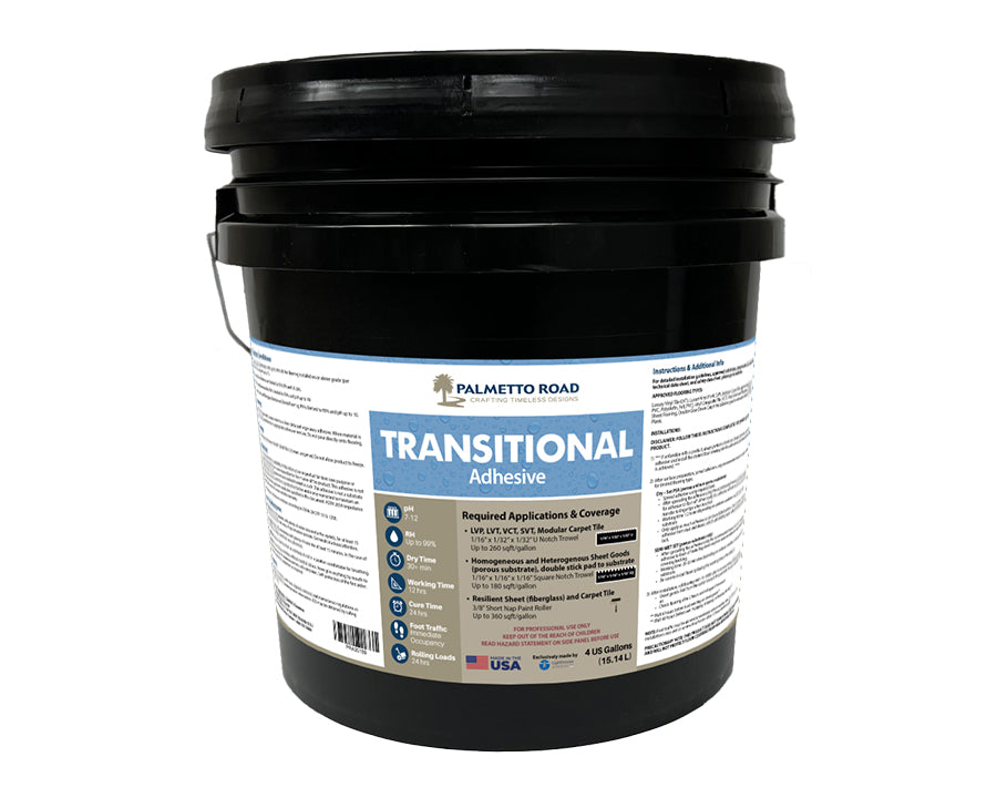 PALMETTO ROAD - TRANSITIONAL RESILIENT ADHESIVE