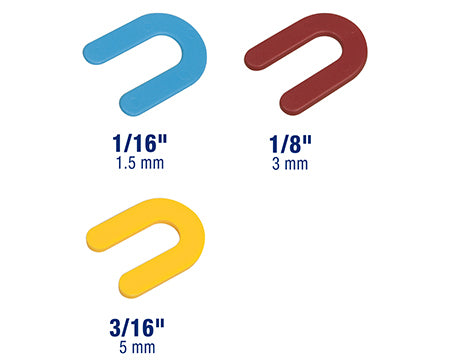 QEP - HORSESHOE SHIM TILE SPACERS