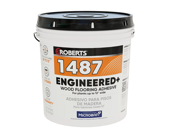 ROBERTS - 1487 ENGINEERED+ WOOD FLOORING ADHESIVE, 4 GALLON