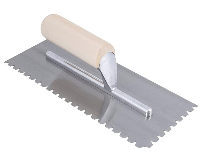 ROBERTS - FLAT-TOP V NOTCH TROWEL