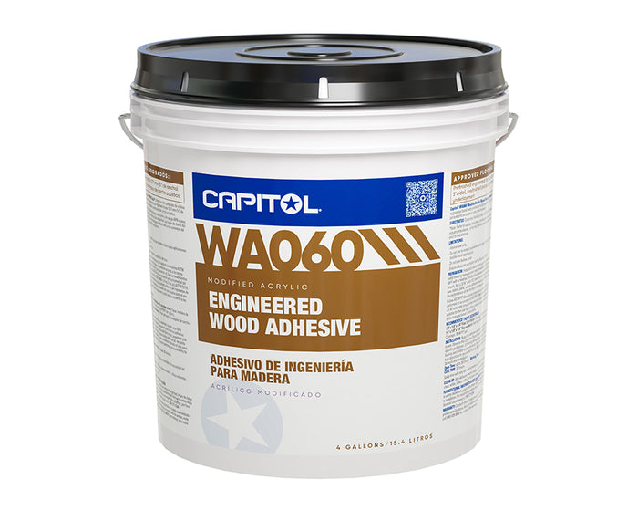 CAPITOL - WA060 MODIFIED ACRYLIC WOOD FLOORING ADHESIVE, 4 GALLON