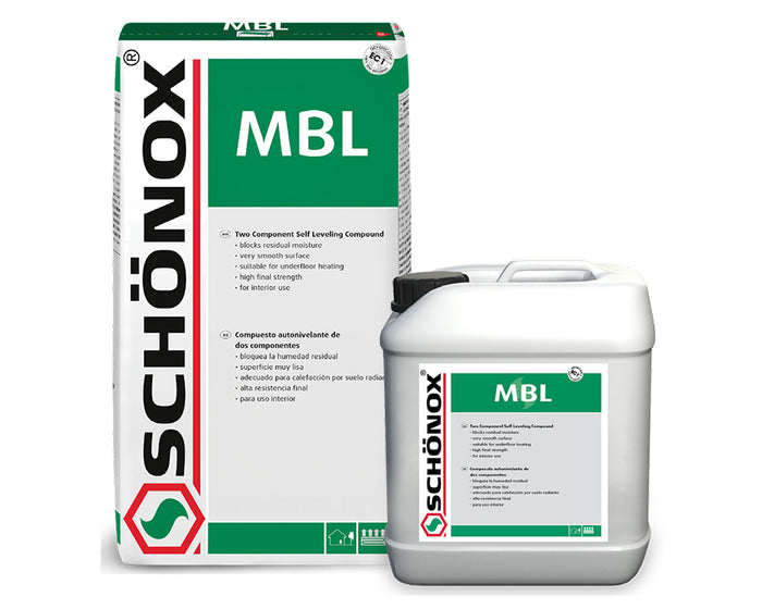 SCHÖNOX - MBL TWO-PART, MOISTURE BLOCKING SELF LEVELING COMPOUND