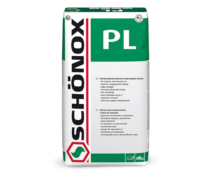 SCHÖNOX - PL CEMENT-BASED UNIVERAL REPAIR MORTAR, 55 LB BAG