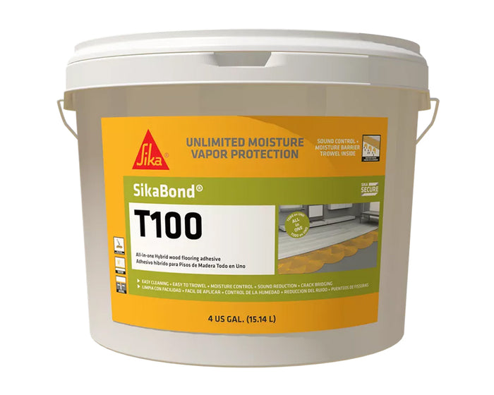 SIKA - SIKABOND T100 ALL-IN-ONE HYBRID WOOD ADHESIVE 4 GALLON