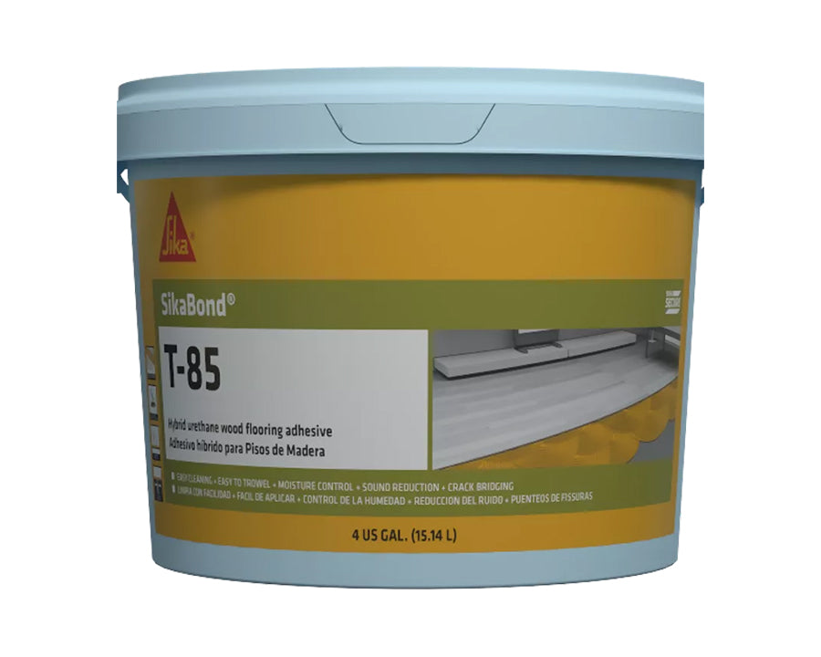 SIKA - SIKABOND T85 HYBRID WOOD ADHESIVE & MOISTURE VAPOR MEMBRANE 4 GALLON
