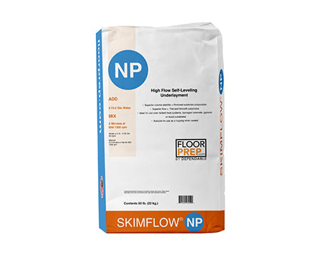 DEPENDABLE - SKIMFLOW NP PREMIUM HYBRID CEMENT SELF-LEVELER 50 LB BAG