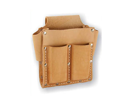 LEATHER WORKS - 5 POCKET BOX-SHAPED TOOL POUCH