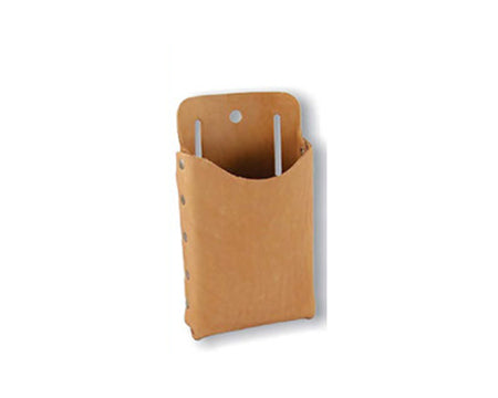 LEATHER WORKS - SINGLE POCKET BOX-SHAPED TOOL POUCH